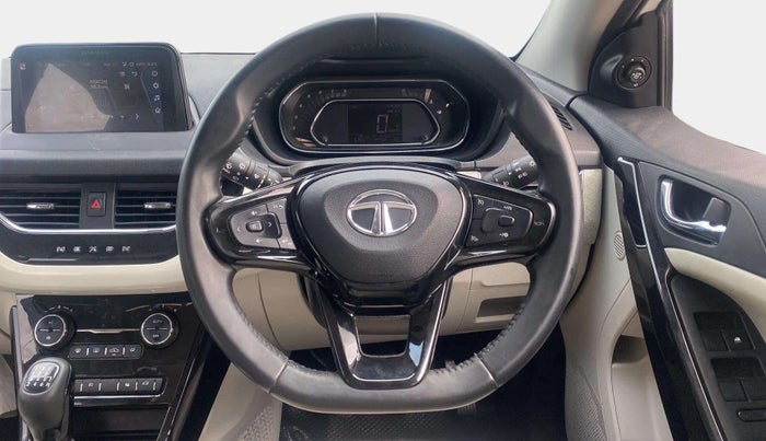 2023 Tata NEXON XZ PLUS LUXURY SUNROOF PETROL, Petrol, Manual, 7,057 km, Steering Wheel Close Up