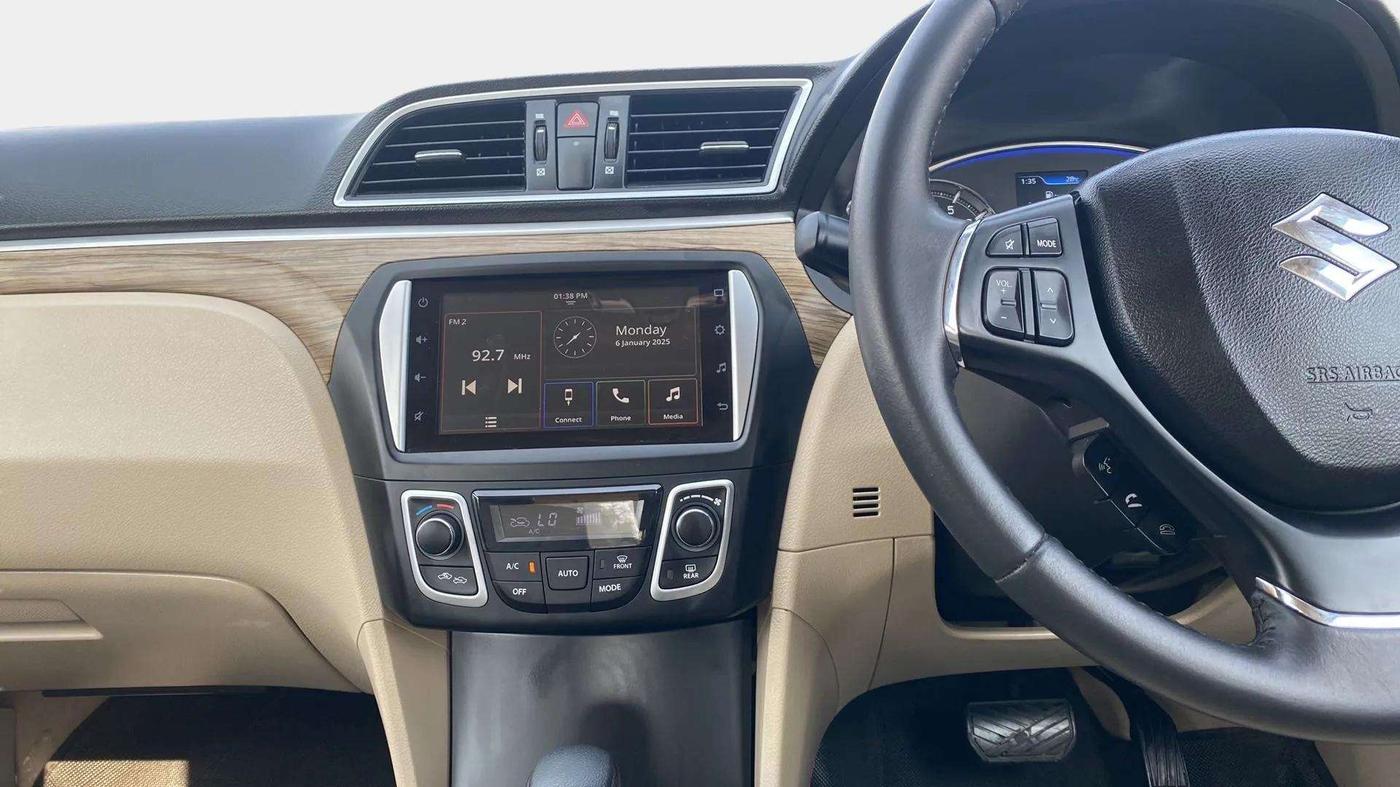 2024 Maruti Ciaz ALPHA  AT 1.5 SHVS PETROL, Petrol, Automatic, 6,827 km, Air Conditioner