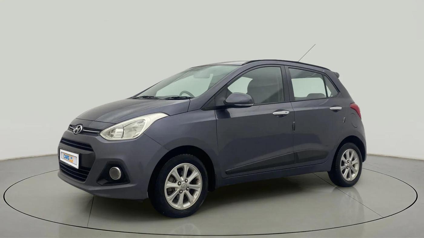 2015 Hyundai Grand i10 ASTA AT 1.2 KAPPA VTVT, Petrol, Automatic, 40,624 km, Left Front Diagonal