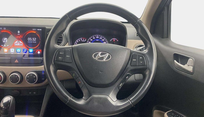 2015 Hyundai Grand i10 ASTA AT 1.2 KAPPA VTVT, Petrol, Automatic, 40,624 km, Steering Wheel Close Up