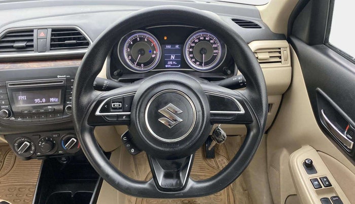 2019 Maruti Dzire VXI AMT, Petrol, Automatic, 22,614 km, Steering Wheel Close Up