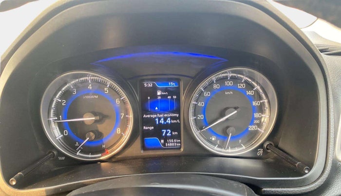 2021 Maruti Baleno ZETA PETROL 1.2, Petrol, Manual, 54,803 km, Odometer Image