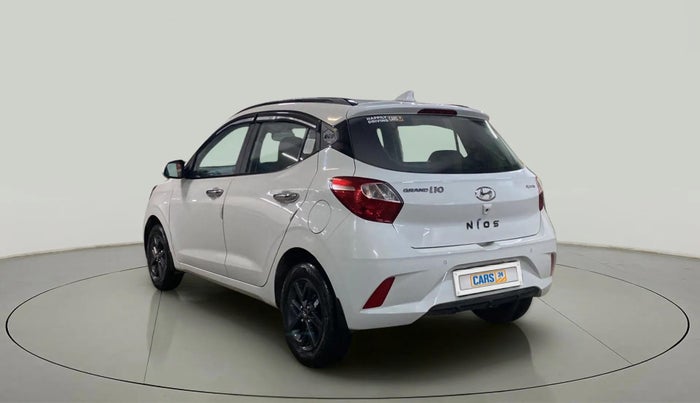 2022 Hyundai GRAND I10 NIOS SPORTZ AMT 1.2 KAPPA VTVT, Petrol, Automatic, 23,332 km, Left Back Diagonal