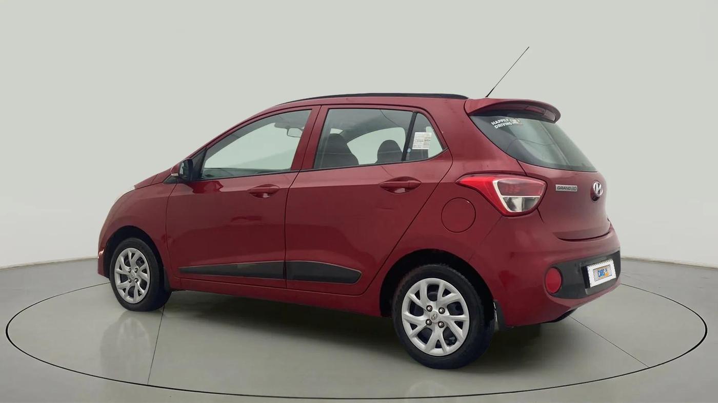 2019 Hyundai Grand i10 SPORTZ 1.2 KAPPA VTVT, Petrol, Manual, 29,704 km, Left Back Diagonal