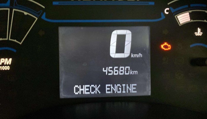 2019 Renault TRIBER RXZ, CNG, Manual, 45,778 km, Instrument cluster - MIL light  due to CNG outside fitment