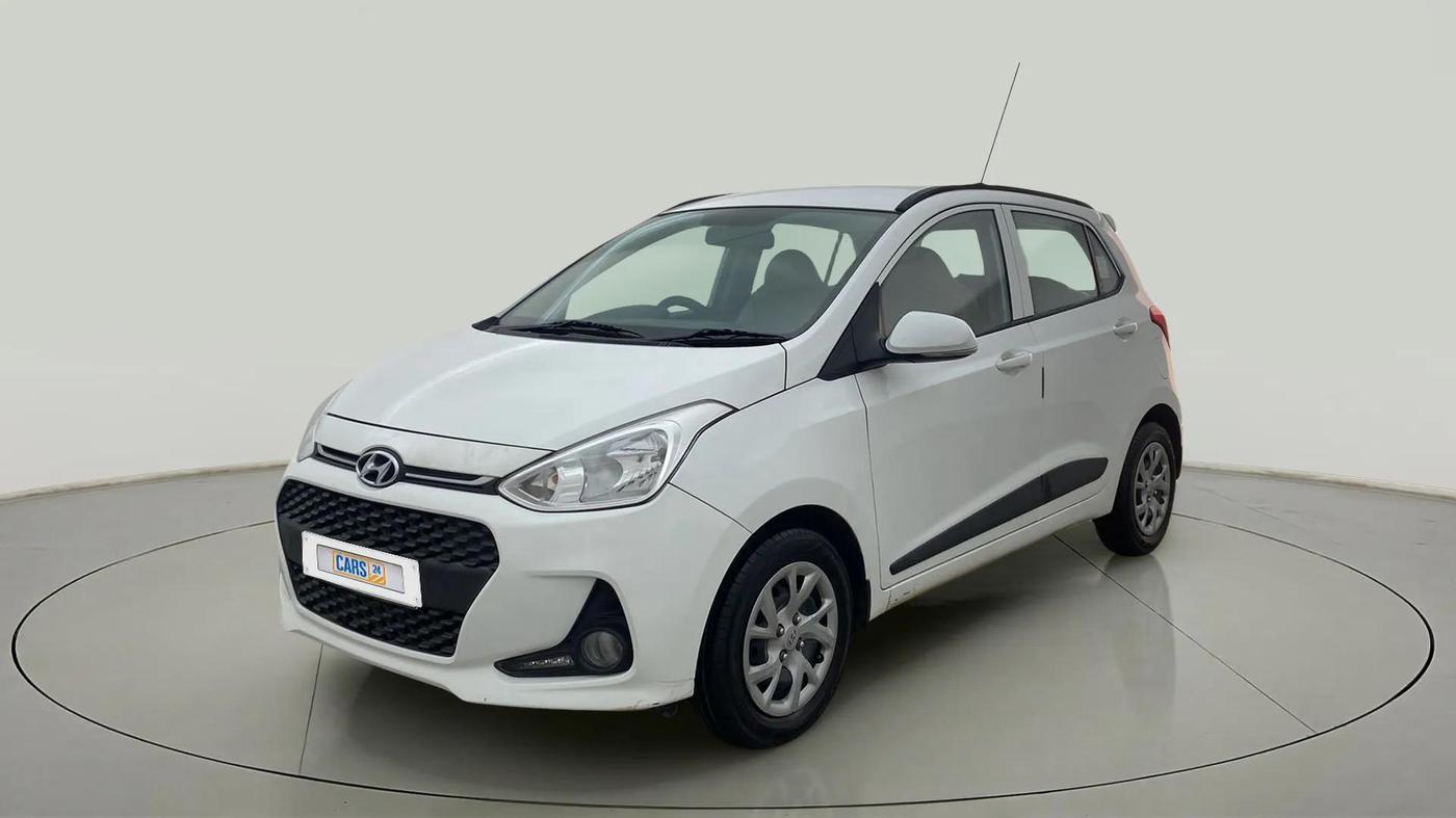 2019 Hyundai Grand i10 SPORTZ 1.2 KAPPA VTVT, Petrol, Manual, 66,934 km, Left Front Diagonal