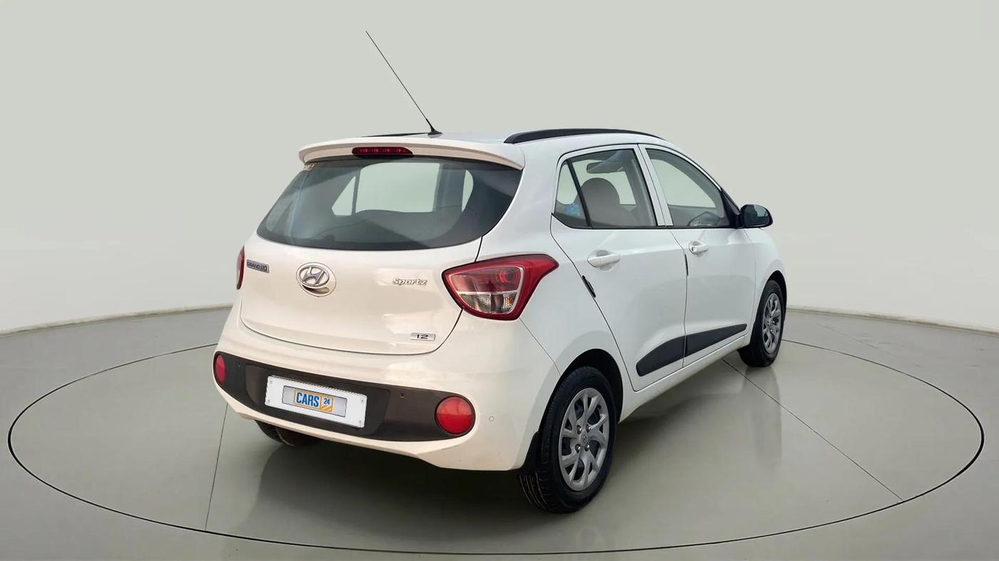 2019 Hyundai Grand i10 SPORTZ 1.2 KAPPA VTVT, Petrol, Manual, 66,934 km, Right Back Diagonal