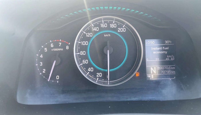 2019 Maruti IGNIS ALPHA 1.2 AMT, Petrol, Automatic, 70,807 km, Instrument cluster - Glass has scratches