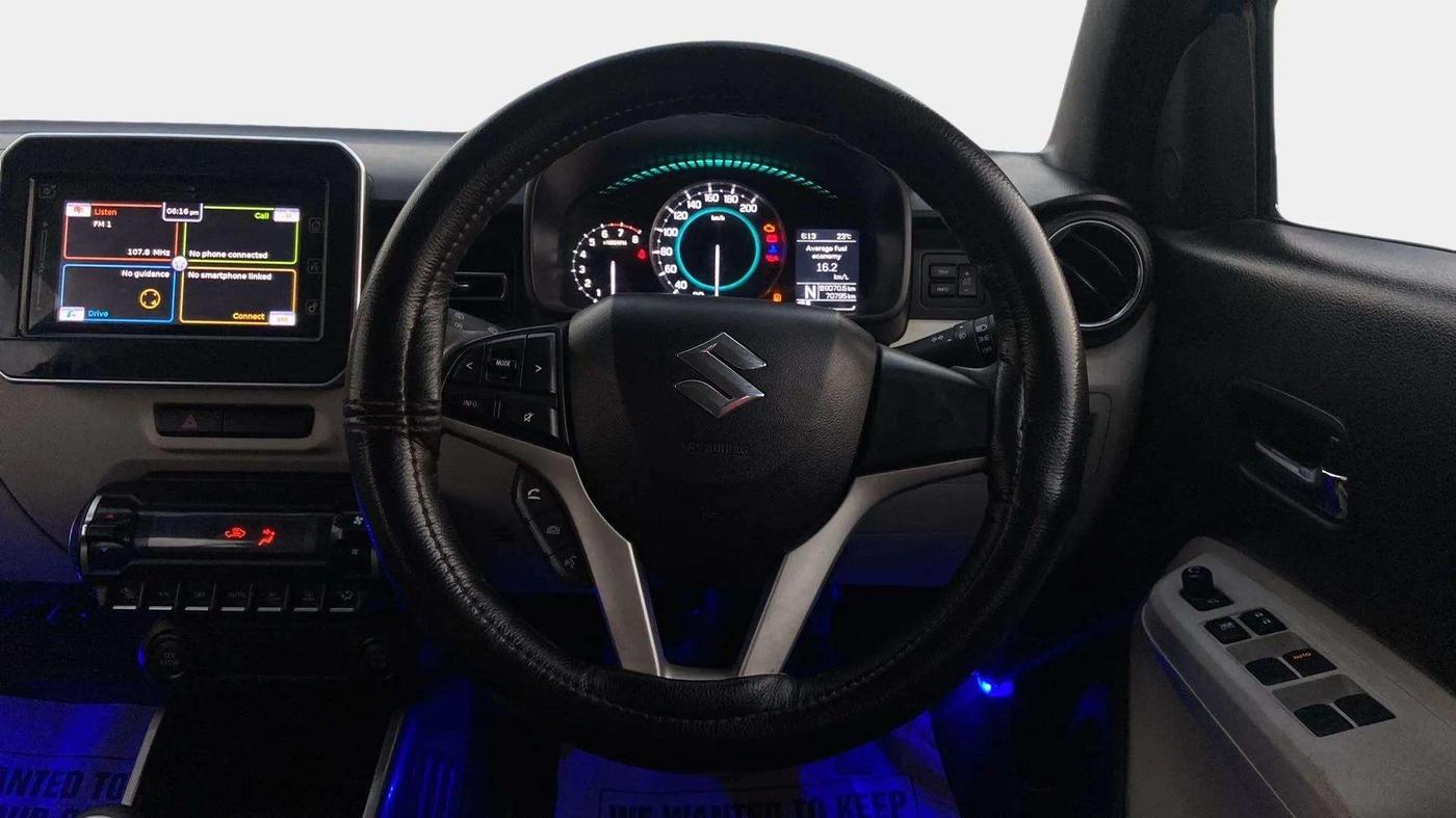 2019 Maruti IGNIS ALPHA 1.2 AMT, Petrol, Automatic, 70,807 km, Steering Wheel Close Up