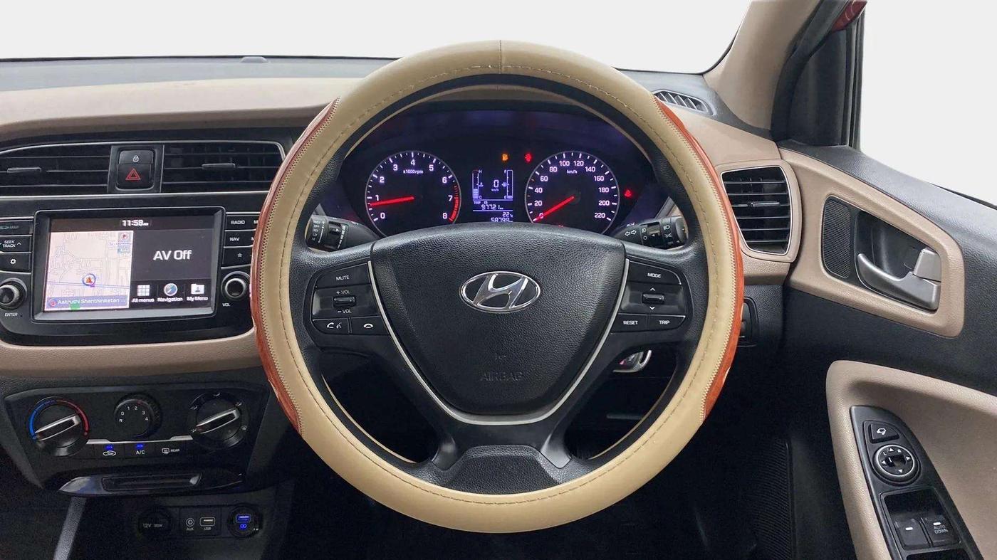2019 Hyundai Elite i20 SPORTZ PLUS 1.2, Petrol, Manual, 59,202 km, Steering Wheel Close Up