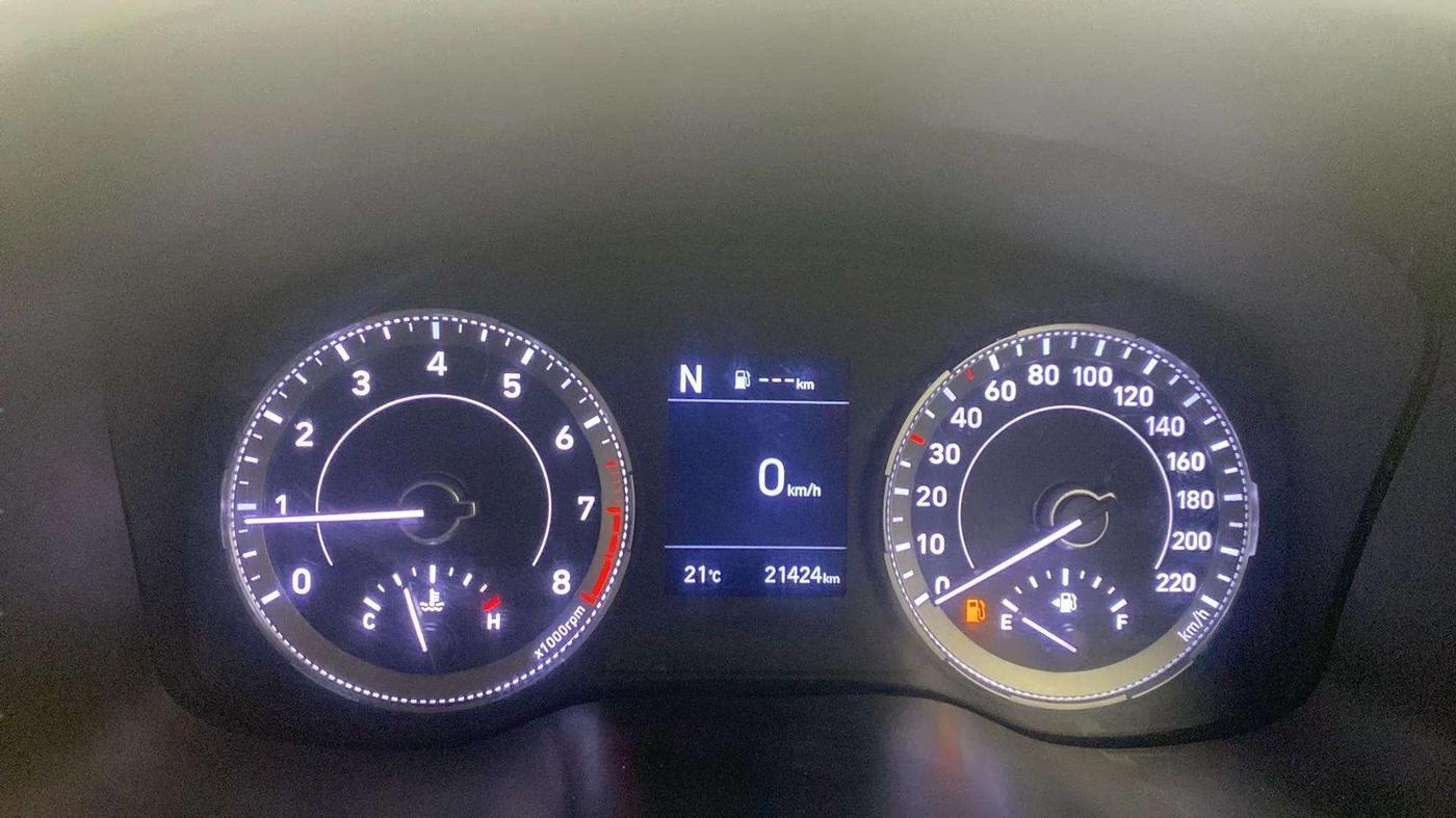 2021 Hyundai VENUE SX 1.0 (O) TURBO IMT, Petrol, Manual, 21,454 km, Odometer Image