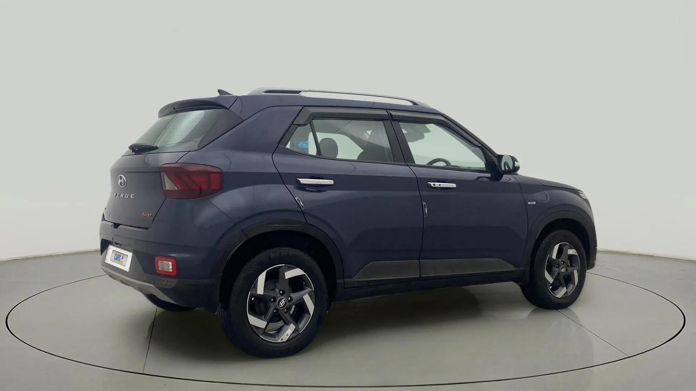 2021 Hyundai VENUE SX 1.0 (O) TURBO IMT, Petrol, Manual, 21,454 km, Right Back Diagonal