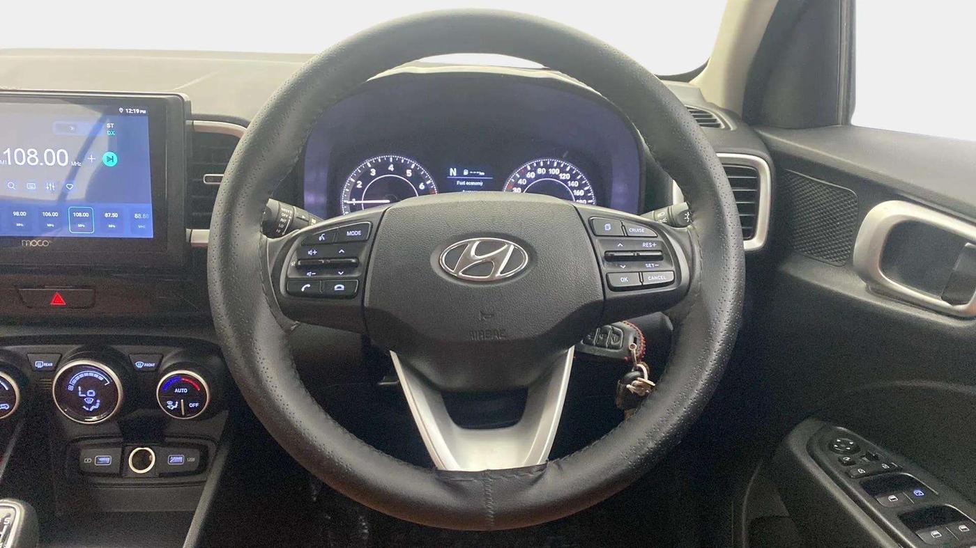 2021 Hyundai VENUE SX 1.0 TURBO IMT, Petrol, Manual, 46,797 km, Steering Wheel Close Up