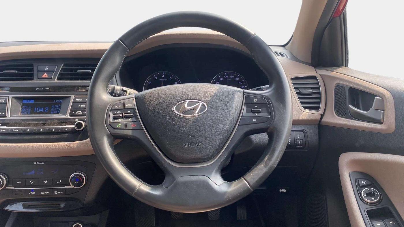 2017 Hyundai Elite i20 ASTA 1.2, Petrol, Manual, 39,264 km, Steering Wheel Close Up