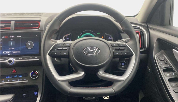 2020 Hyundai Creta SX (O) 1.4 TURBO DCT, Petrol, Automatic, 47,948 km, Steering Wheel Close Up