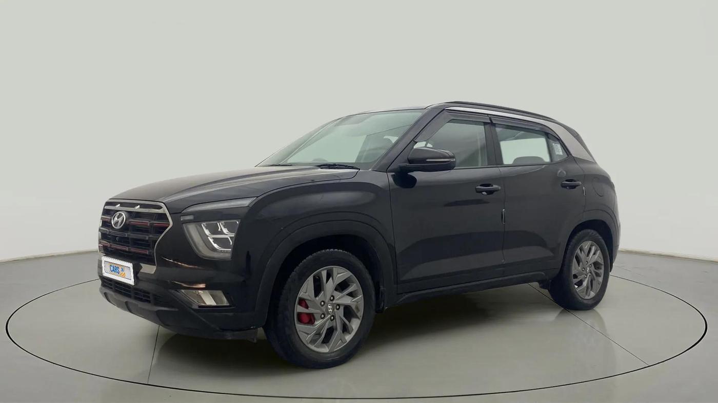 2020 Hyundai Creta SX (O) 1.4 TURBO DCT, Petrol, Automatic, 47,948 km, Left Front Diagonal