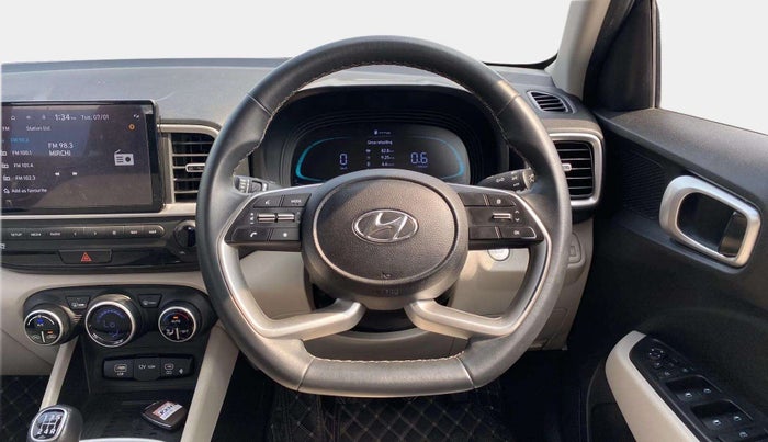 2022 Hyundai VENUE SX 1.2 PETROL, Petrol, Manual, 21,566 km, Steering Wheel Close Up