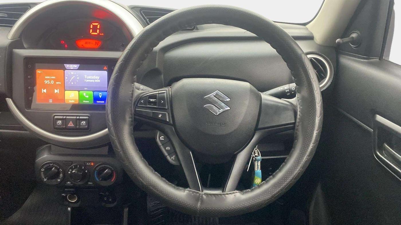 2020 Maruti S PRESSO VXI PLUS AMT, Petrol, Automatic, 18,091 km, Steering Wheel Close Up