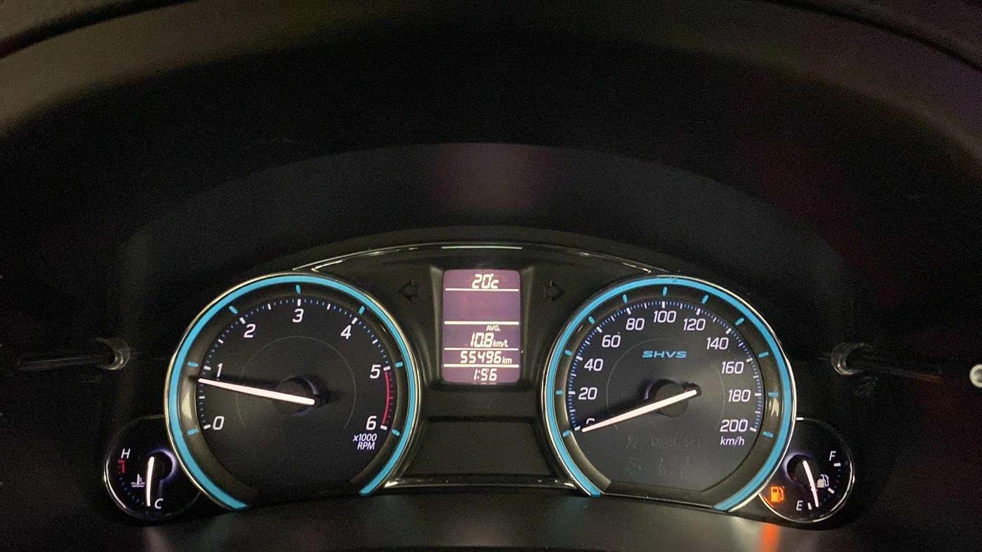 2016 Maruti Ciaz VDI+ SHVS, Diesel, Manual, 55,468 km, Odometer Image