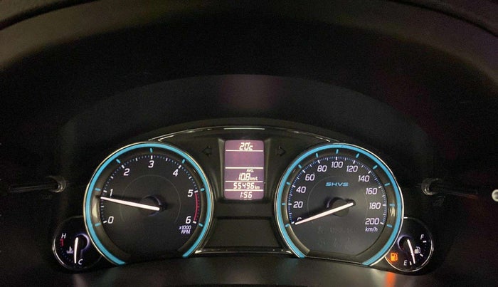 2016 Maruti Ciaz VDI+ SHVS, Diesel, Manual, 55,468 km, Odometer Image