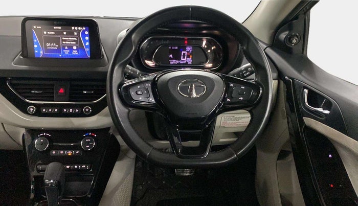 2020 Tata NEXON XZA PLUS (O) PETROL, Petrol, Automatic, 50,039 km, Steering Wheel Close Up