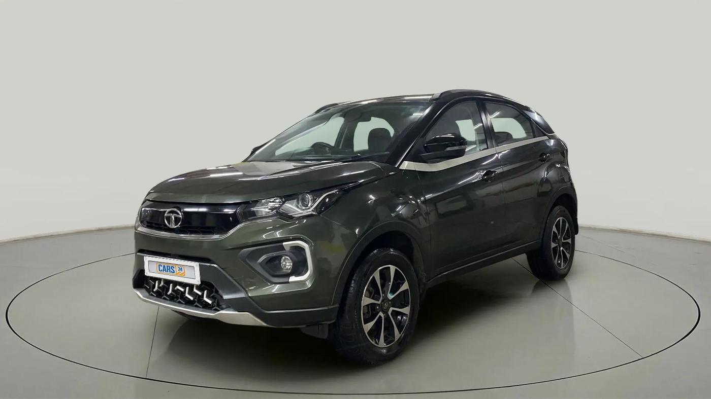 2020 Tata NEXON XZA PLUS (O) PETROL, Petrol, Automatic, 50,039 km, Left Front Diagonal