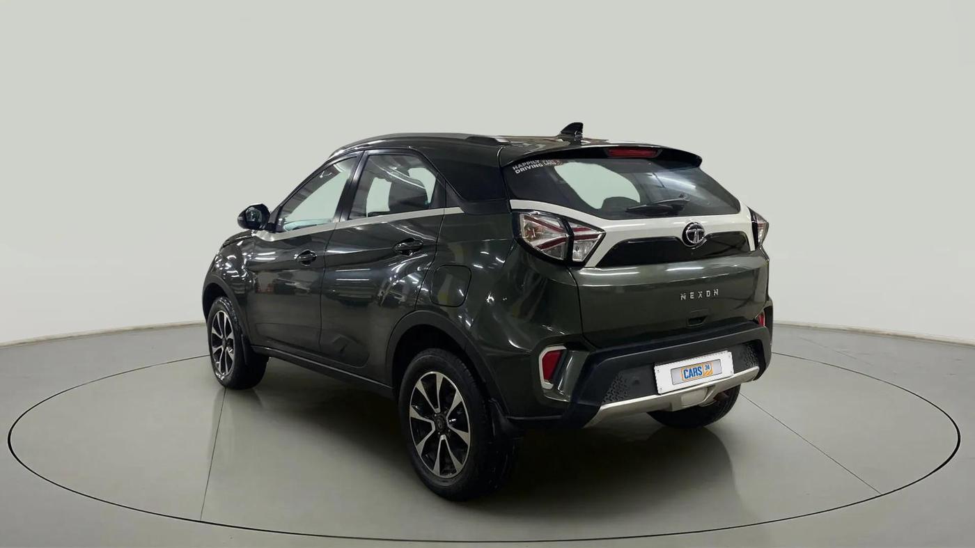 2020 Tata NEXON XZA PLUS (O) PETROL, Petrol, Automatic, 50,039 km, Left Back Diagonal
