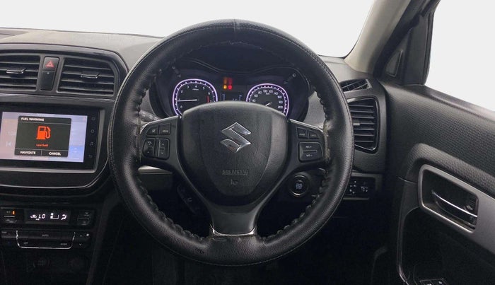 2021 Maruti Vitara Brezza ZXI, Petrol, Manual, 86,435 km, Steering Wheel Close Up