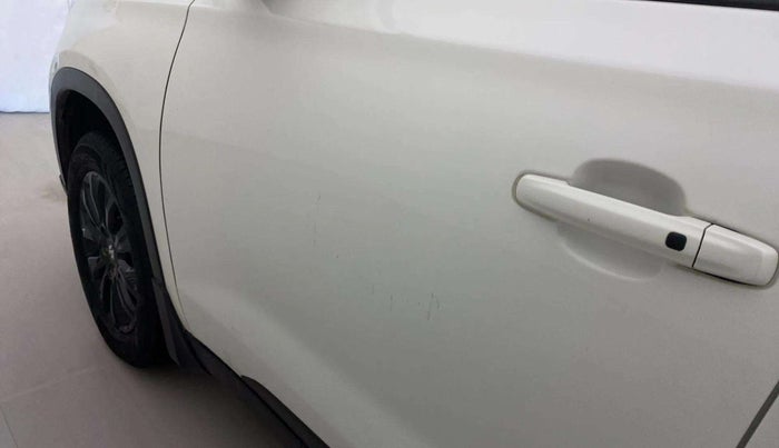 2021 Maruti Vitara Brezza ZXI, Petrol, Manual, 86,435 km, Front passenger door - Paint minor damage