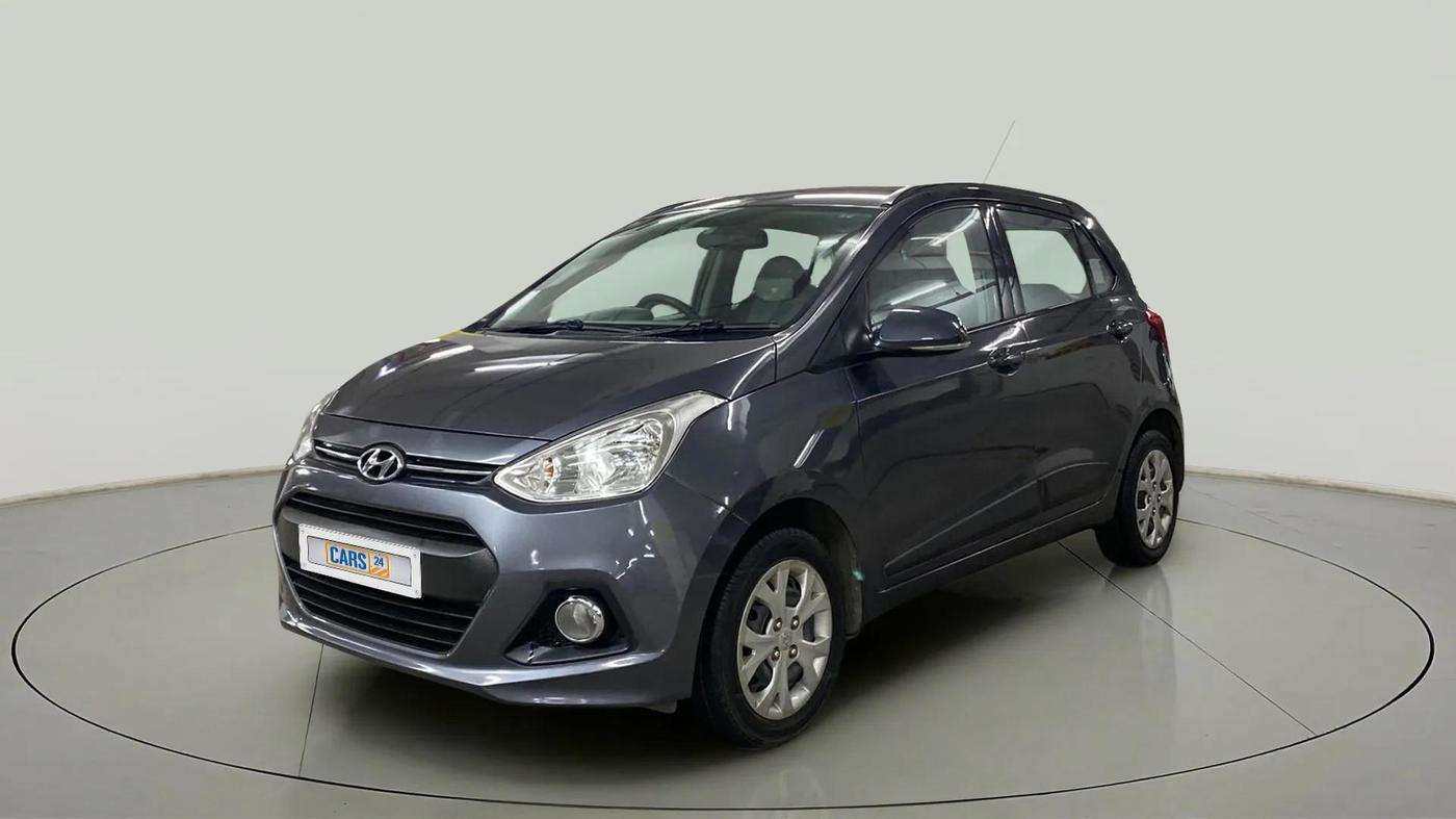 2015 Hyundai Grand i10 SPORTZ 1.2 KAPPA VTVT, Petrol, Manual, 40,749 km, Left Front Diagonal