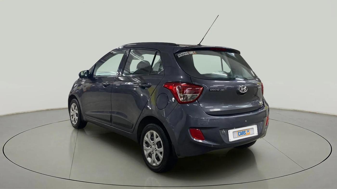 2015 Hyundai Grand i10 SPORTZ 1.2 KAPPA VTVT, Petrol, Manual, 40,749 km, Left Back Diagonal