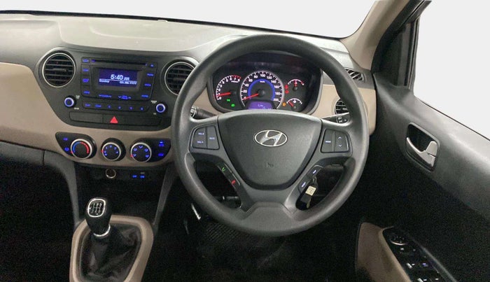 2015 Hyundai Grand i10 SPORTZ 1.2 KAPPA VTVT, Petrol, Manual, 40,749 km, Steering Wheel Close Up