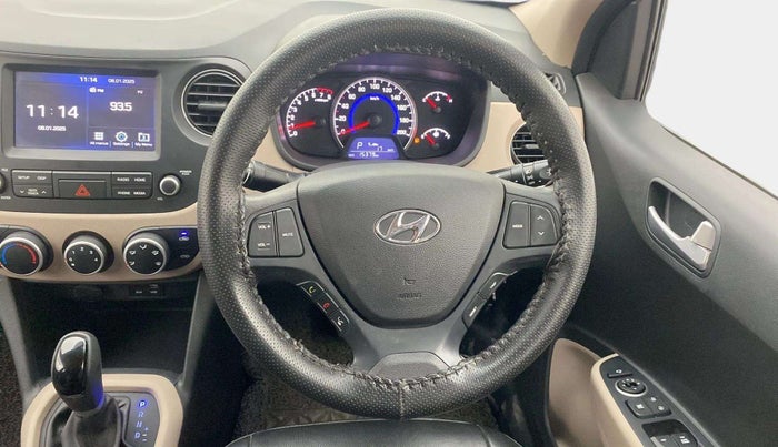 2018 Hyundai Grand i10 SPORTZ AT 1.2 KAPPA VTVT, Petrol, Automatic, 15,377 km, Steering Wheel Close Up