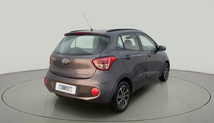 2018 Hyundai Grand i10 SPORTZ AT 1.2 KAPPA VTVT, Petrol, Automatic, 15,377 km, Right Back Diagonal