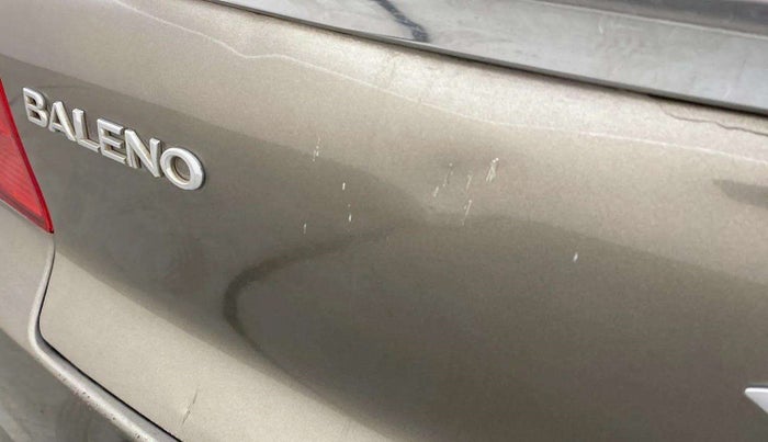 2019 Maruti Baleno ZETA PETROL 1.2, Petrol, Manual, 48,957 km, Dicky (Boot door) - Minor scratches