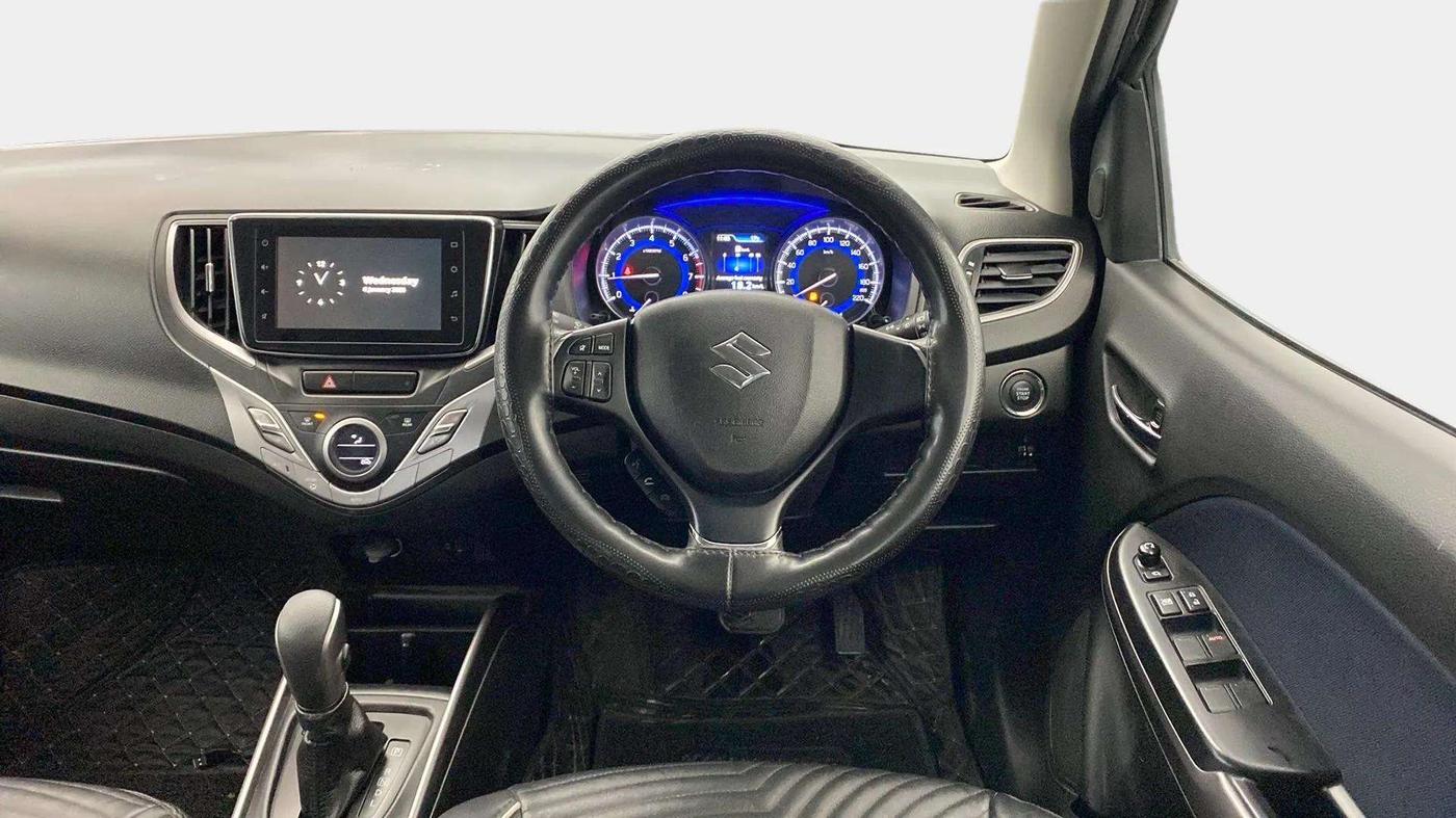2019 Maruti Baleno ZETA CVT PETROL 1.2, Petrol, Automatic, 33,882 km, Steering Wheel Close Up