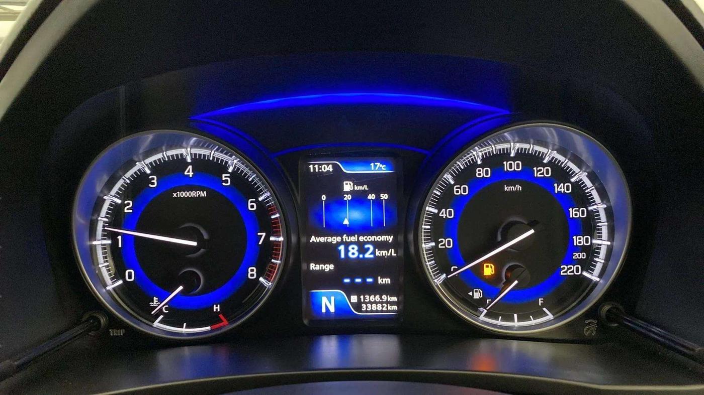2019 Maruti Baleno ZETA CVT PETROL 1.2, Petrol, Automatic, 33,882 km, Odometer Image