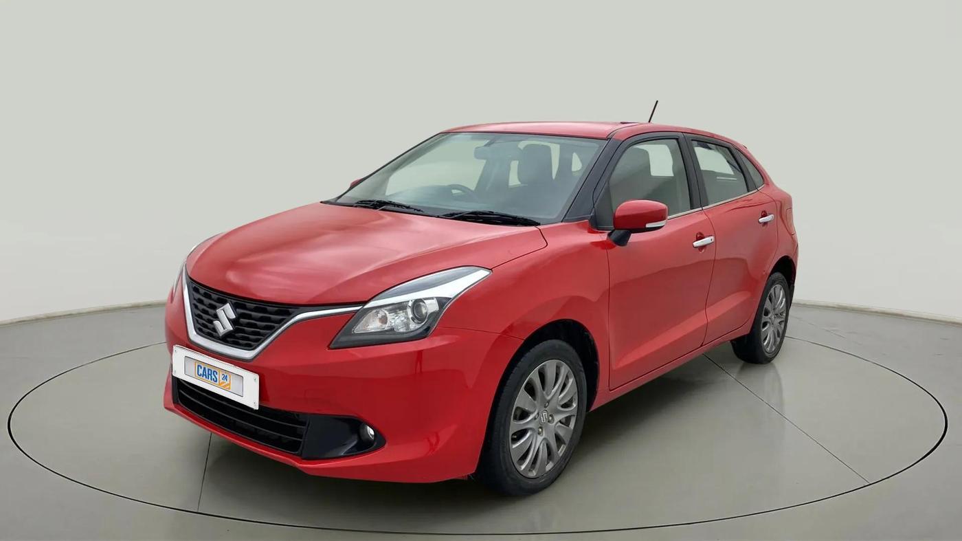 2017 Maruti Baleno ALPHA CVT PETROL 1.2, Petrol, Automatic, 72,683 km, Left Front Diagonal