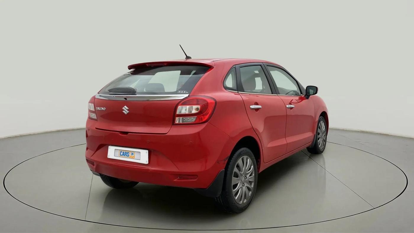2017 Maruti Baleno ALPHA CVT PETROL 1.2, Petrol, Automatic, 72,683 km, Right Back Diagonal