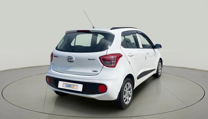 2017 Hyundai Grand i10 SPORTZ (O) 1.2 KAPPA VTVT, Petrol, Manual, 88,916 km, Right Back Diagonal