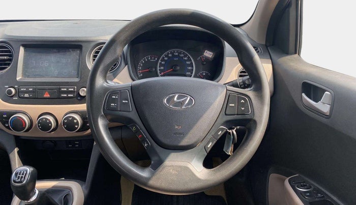 2017 Hyundai Grand i10 SPORTZ (O) 1.2 KAPPA VTVT, Petrol, Manual, 88,916 km, Steering Wheel Close Up