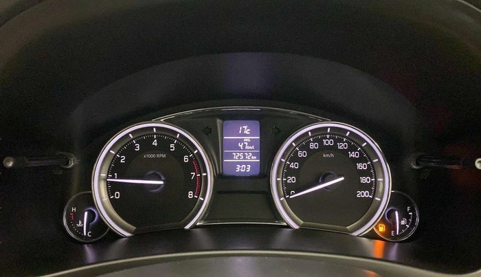 2017 Maruti Ciaz ZETA 1.4  MT PETROL, Petrol, Manual, 72,731 km, Odometer Image
