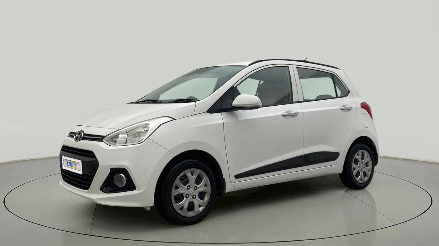 2014 Hyundai Grand i10 SPORTZ 1.2 KAPPA VTVT, Petrol, Manual, 44,169 km, Left Front Diagonal