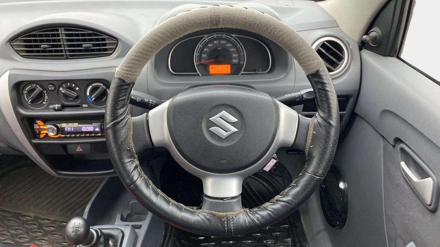 2013 Maruti Alto 800 LXI, Petrol, Manual, 15,376 km, Steering Wheel Close Up