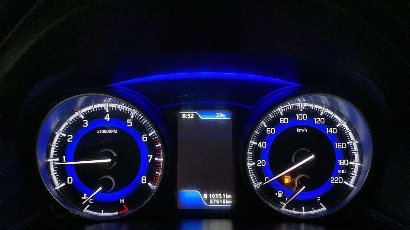 2015 Maruti Baleno ALPHA PETROL 1.2, Petrol, Manual, 57,674 km, Odometer Image