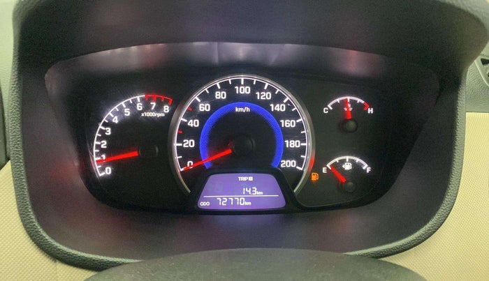2017 Hyundai Grand i10 SPORTZ (O) 1.2 KAPPA VTVT, Petrol, Manual, 72,834 km, Odometer Image