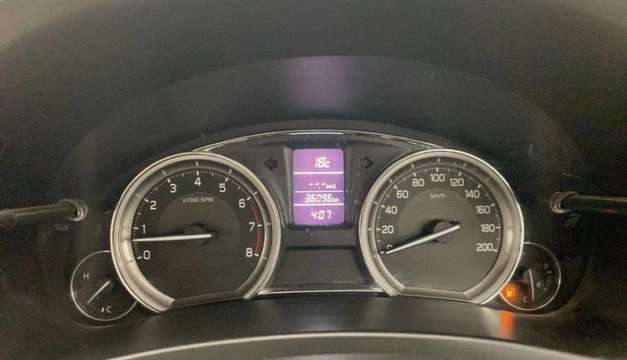 2016 Maruti Ciaz ZXI, Petrol, Manual, 36,229 km, Odometer Image