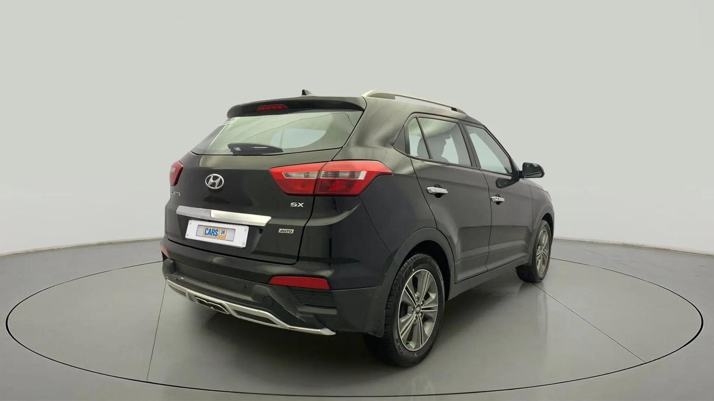 2018 Hyundai Creta SX AT 1.6 PETROL, Petrol, Automatic, 66,113 km, Right Back Diagonal