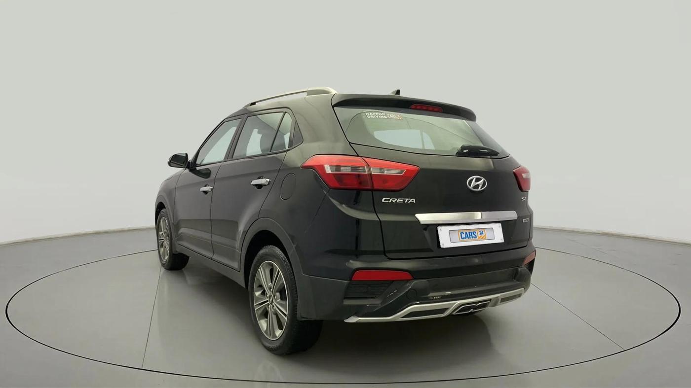 2018 Hyundai Creta SX AT 1.6 PETROL, Petrol, Automatic, 66,113 km, Left Back Diagonal