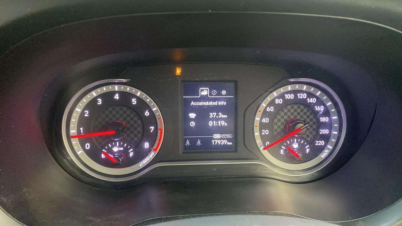 2023 Hyundai AURA S 1.2 CNG, CNG, Manual, 18,063 km, Odometer Image